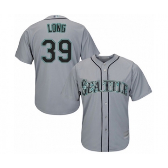 Youth Seattle Mariners 39 Shed Long Authentic Grey Road Cool Base Baseball Player Jersey