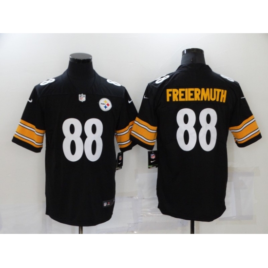 Men's Pittsburgh Steelers 88 Pat Freiermuth Nike Black Limited Jersey