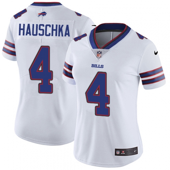 Women's Nike Buffalo Bills 4 Stephen Hauschka Elite White NFL Jersey