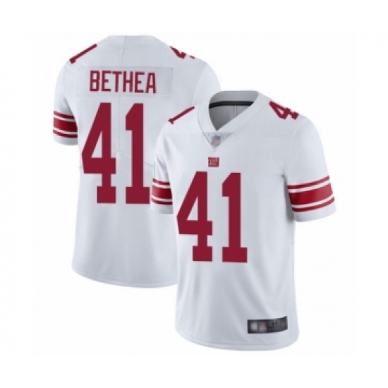 Youth New York Giants 41 Antoine Bethea White Vapor Untouchable Limited Player Football Jersey