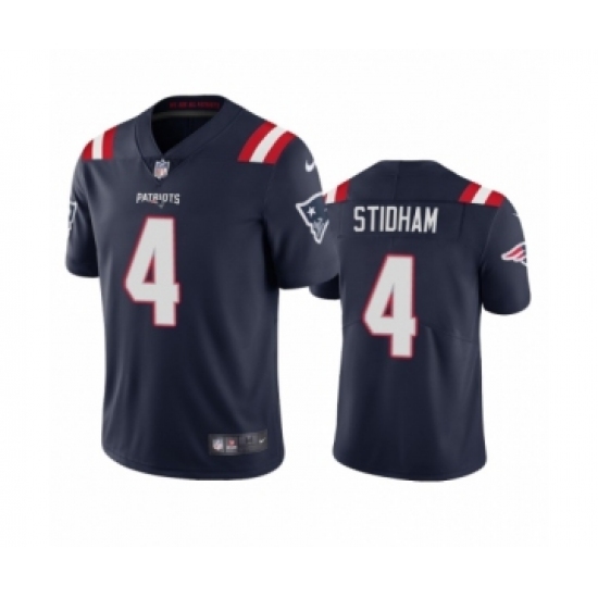 New England Patriots 4 Jarrett Stidham Navy 2020 Vapor Limited Jersey