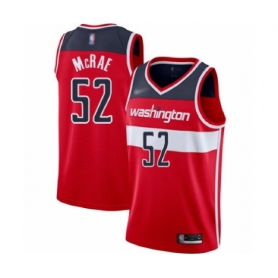 Youth Washington Wizards 52 Jordan McRae Swingman Red Basketball Jersey - Icon Edition