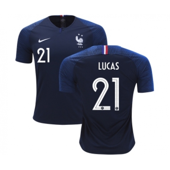 France 21 Lucas Home Soccer Country Jersey