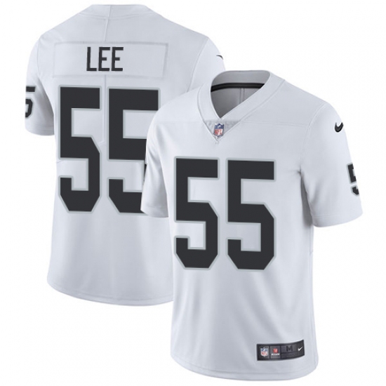 Youth Nike Oakland Raiders 55 Marquel Lee White Vapor Untouchable Elite Player NFL Jersey