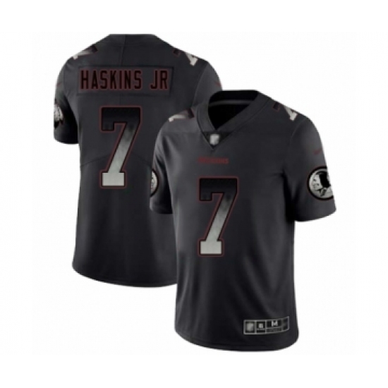 Men's Washington Redskins 7 Dwayne Haskins Limited Black Smoke Fashion Football Jersey