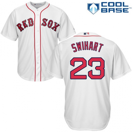 Youth Majestic Boston Red Sox 23 Blake Swihart Replica White Home Cool Base MLB Jersey
