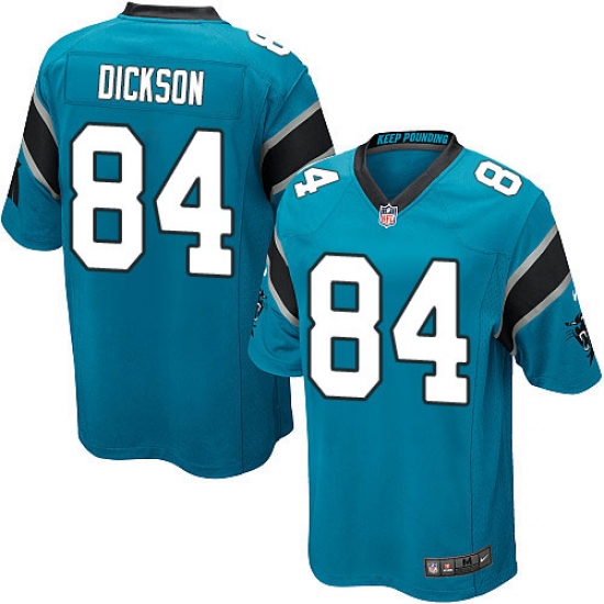 Men's Nike Carolina Panthers 84 Ed Dickson Game Blue Alternate NFL Jersey