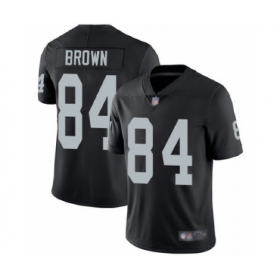 Men's Oakland Raiders 84 Antonio Brown Black Team Color Vapor Untouchable Limited Player Football Jersey