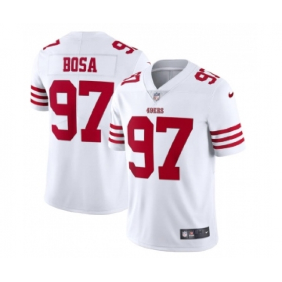 Men's San Francisco 49ers 97 Nike Bosa 2022 New White Vapor Untouchable Stitched Jersey