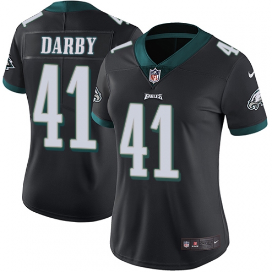 Women's Nike Philadelphia Eagles 41 Ronald Darby Black Alternate Vapor Untouchable Limited Player NFL Jersey