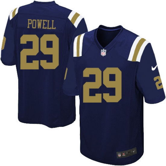 Youth Nike New York Jets 29 Bilal Powell Limited Navy Blue Alternate NFL Jersey