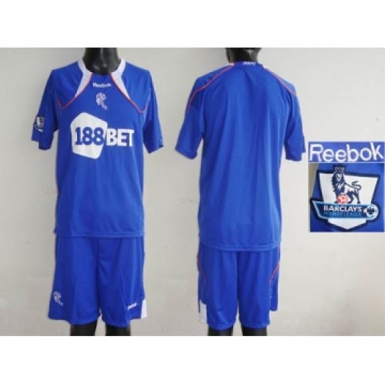 Bolton Wanderers Blank Light Blue Away Soccer Club Jersey