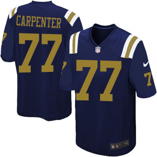 Youth Nike New York Jets 77 James Carpenter Limited Navy Blue Alternate NFL Jersey