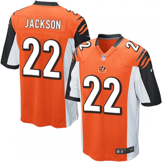 Men's Nike Cincinnati Bengals 22 William Jackson Game Orange Alternate NFL Jersey