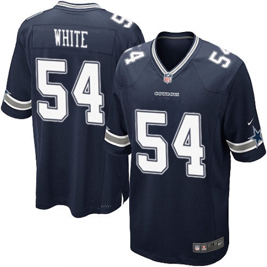 Men's Nike Dallas Cowboys 54 Randy White Game Navy Blue Team Color NFL Jersey