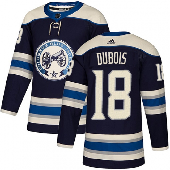 Youth Adidas Columbus Blue Jackets 18 Pierre-Luc Dubois Authentic Navy Blue Alternate NHL Jersey
