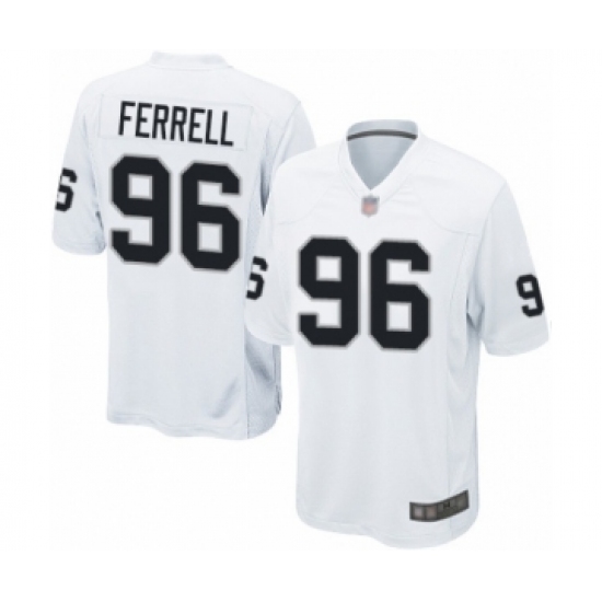 Men's Oakland Raiders 96 Clelin Ferrell Game White Football Jersey