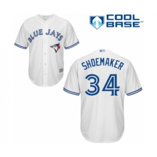Youth Toronto Blue Jays 34 Matt Shoemaker Authentic White Home Baseball Player Jersey