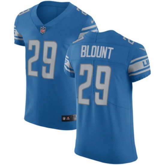 Men's Nike Detroit Lions 29 LeGarrette Blount Blue Team Color Vapor Untouchable Elite Player NFL Jersey