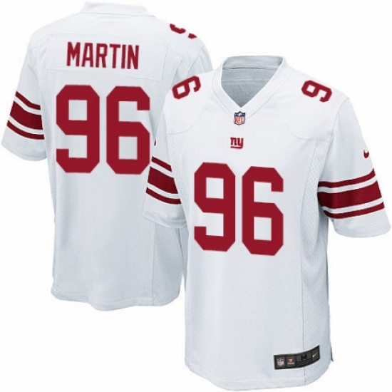 Men's Nike New York Giants 96 Kareem Martin Game White NFL Jersey