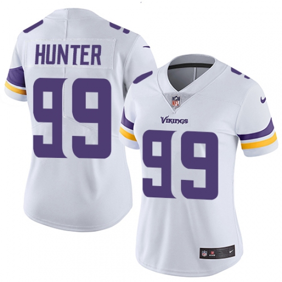 Women's Nike Minnesota Vikings 99 Danielle Hunter White Vapor Untouchable Limited Player NFL Jersey