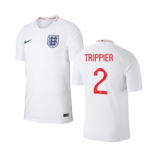 England 2 Trippier Home Thai Version Soccer Country Jersey
