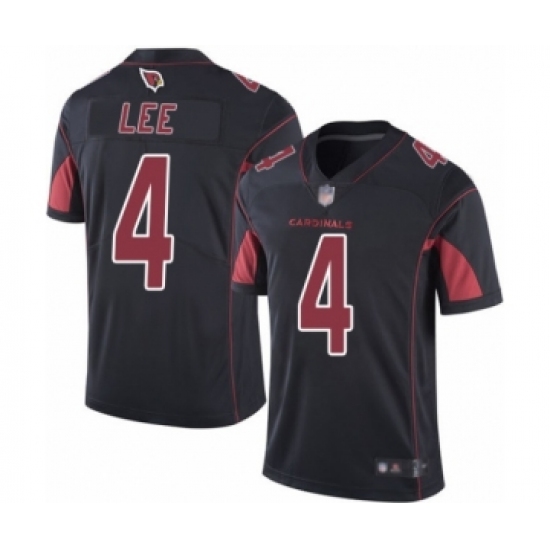 Youth Arizona Cardinals 4 Andy Lee Limited Black Rush Vapor Untouchable Football Jersey