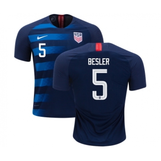 USA 5 Besler Away Kid Soccer Country Jersey