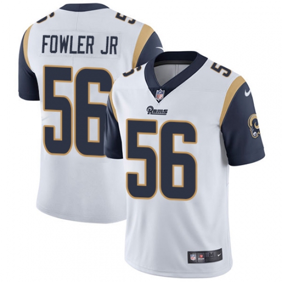 Men's Nike Los Angeles Rams 56 Dante Fowler Jr White Vapor Untouchable Limited Player NFL Jersey