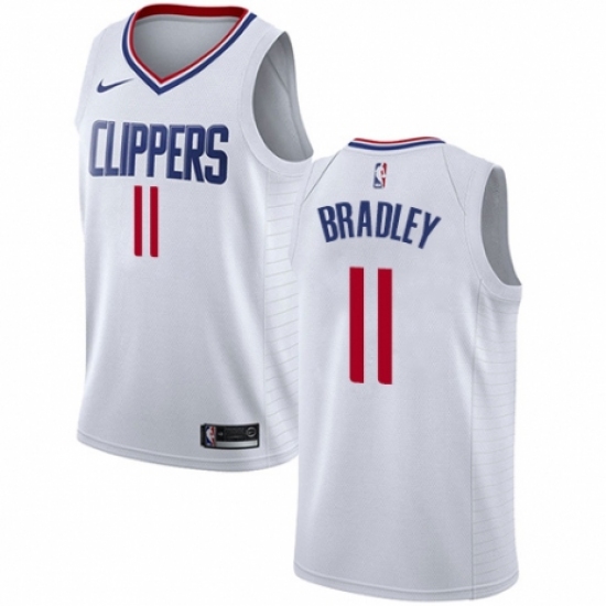 Youth Nike Los Angeles Clippers 11 Avery Bradley Swingman White NBA Jersey - Association Edition