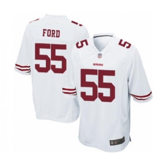 Men's San Francisco 49ers 55 Dee Ford Game White Football Jersey