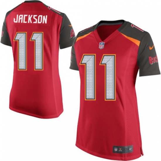 Women's Nike Tampa Bay Buccaneers 11 DeSean Jackson Game Red Team Color NFL Jersey