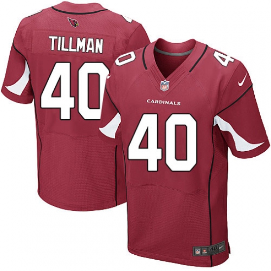 Men's Nike Arizona Cardinals 40 Pat Tillman Elite Red Team Color NFL Jersey