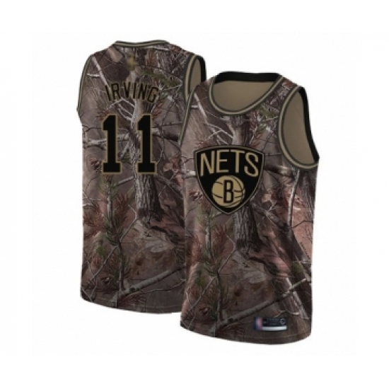 Men's Brooklyn Nets 11 Kyrie Irving Swingman Camo Realtree Collection Basketball Jersey