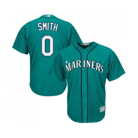 Youth Seattle Mariners 0 Mallex Smith Replica Teal Green Alternate Cool Base Baseball Jersey