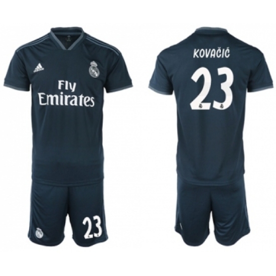 Real Madrid 23 Kovacic Away Soccer Club Jersey