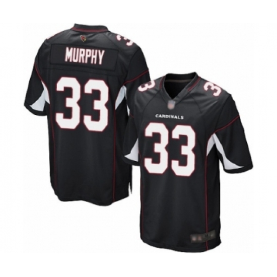 Men's Arizona Cardinals 33 Byron Murphy Game Black Alternate Football Jersey
