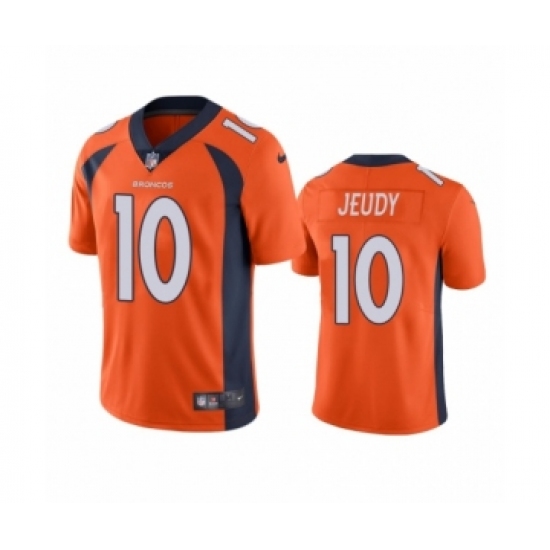 Denver Broncos 10 Jerry Jeudy Orange 2020 NFL Draft Vapor Limited Jersey