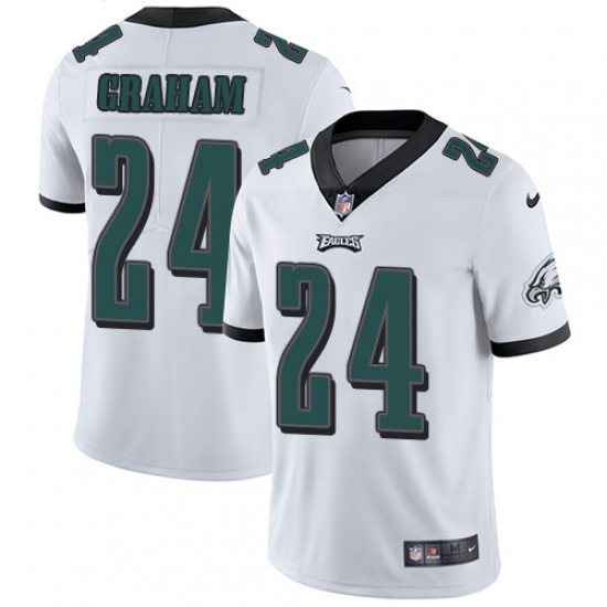 Youth Nike Philadelphia Eagles 24 Corey Graham White Vapor Untouchable Limited Player NFL Jersey