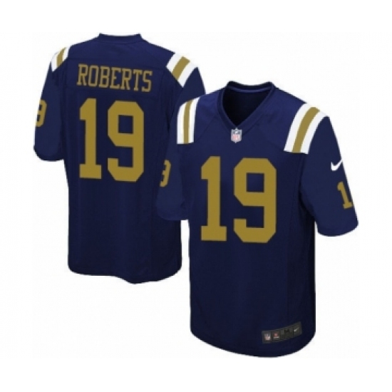 Youth Nike New York Jets 19 Andre Roberts Limited Navy Blue Alternate NFL Jersey