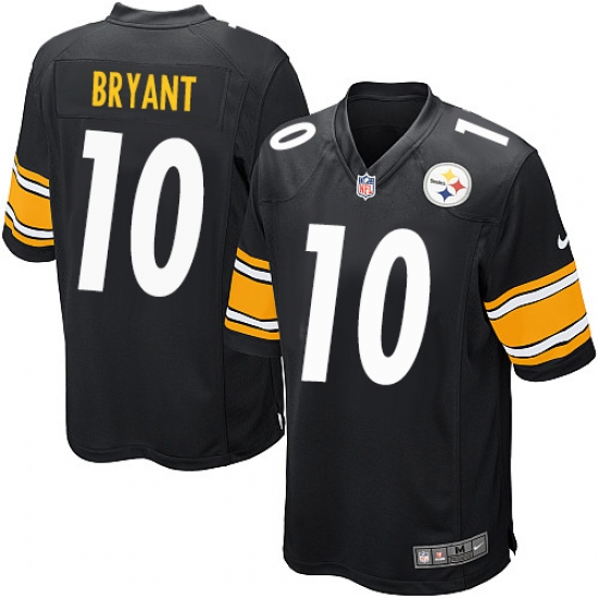 Men's Nike Pittsburgh Steelers 10 Martavis Bryant Game Black Team Color NFL Jersey