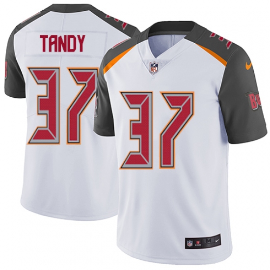 Youth Nike Tampa Bay Buccaneers 37 Keith Tandy White Vapor Untouchable Limited Player NFL Jersey