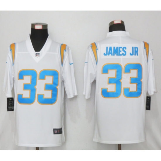 Nike NFL Los Angeles Chargers 33 Derwin James jr White 2020 Vapor Limited Jersey