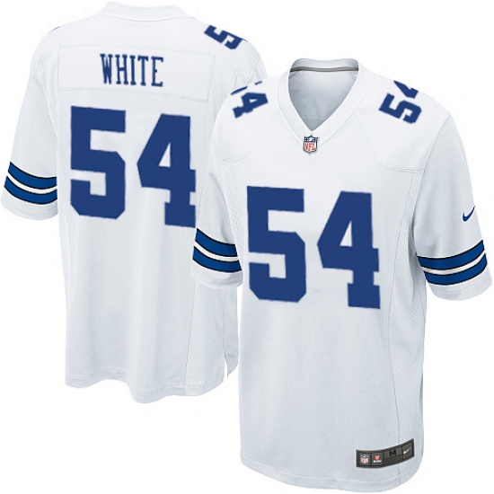 Men's Nike Dallas Cowboys 54 Randy White Game White NFL Jersey