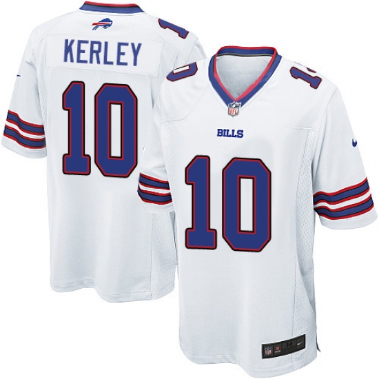 Men's Nike Buffalo Bills 10 Jeremy Kerley Game White NFL Jersey