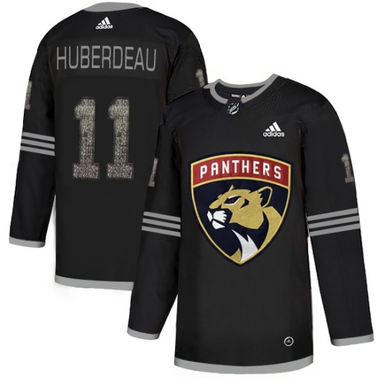 Men's Adidas Florida Panthers 11 Jonathan Huberdeau Black Authentic Classic Stitched NHL Jersey
