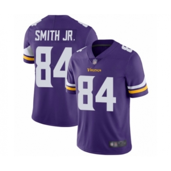 Men's Minnesota Vikings 84 Irv Smith Jr. Purple Team Color Vapor Untouchable Limited Player Football Jersey