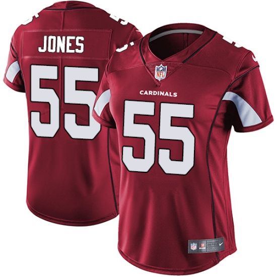 Women's Nike Arizona Cardinals 55 Chandler Jones Red Team Color Vapor Untouchable Limited Player NFL Jersey