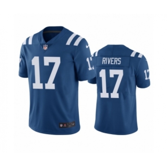 Indianapolis Colts 17 Philip Rivers Royal Blue Team Color Vapor Untouchable Limited Player Football Jersey