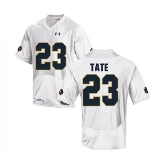 Notre Dame Fighting Irish 23 Golden Tate White College Football Jersey